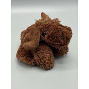Vintage 1988 Purr-Fection Moose Plush Small 8” Stuffed Animal MJC